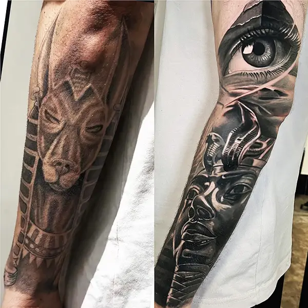 Black and Blu Cover Up Tatuaje